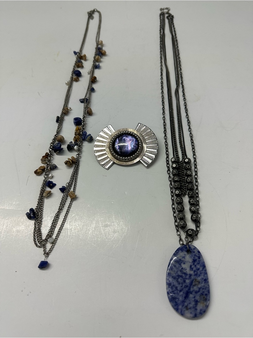 Vintage Sodalite & Other Blue Jewelry Lot
